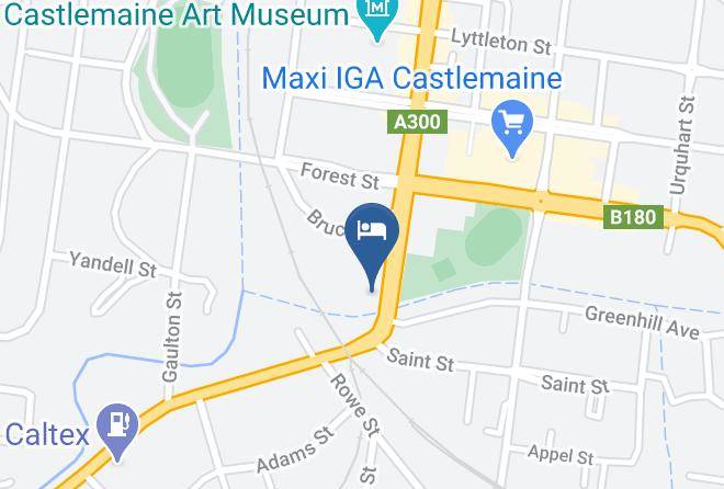 Mount Alexander - Castlemaine Central Cabin & Van Park Maps