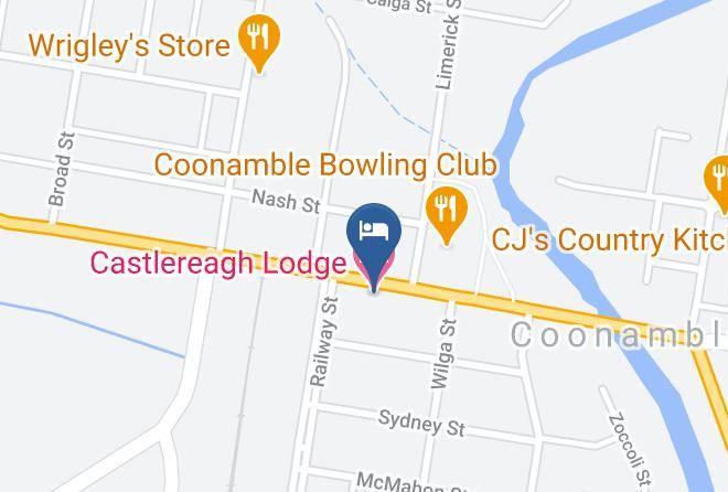 Coonamble - Castlereagh Lodge Motel Maps