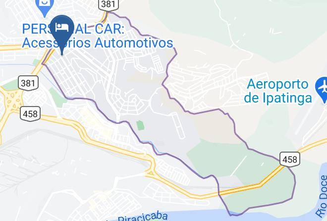 Ipatinga - Castro's Hotel Maps