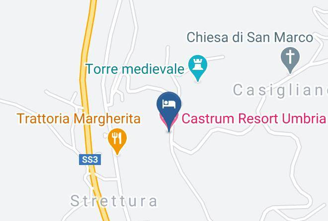Castrum Resort Umbria Map