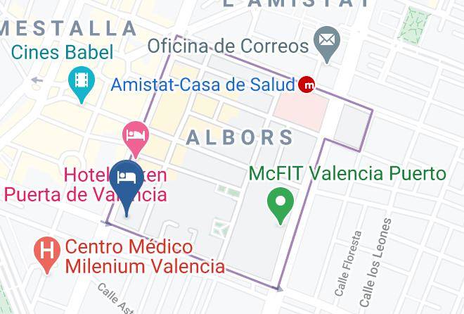 Valencia - Casual De Las Artes Valencia Maps