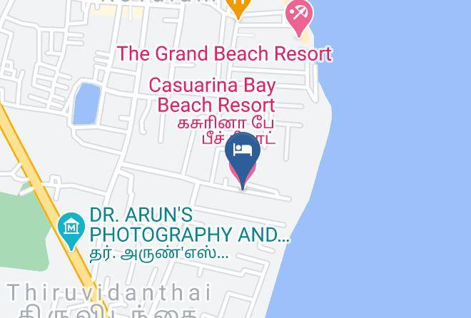 Chennai - Casuarina Bay Beach Resort Maps