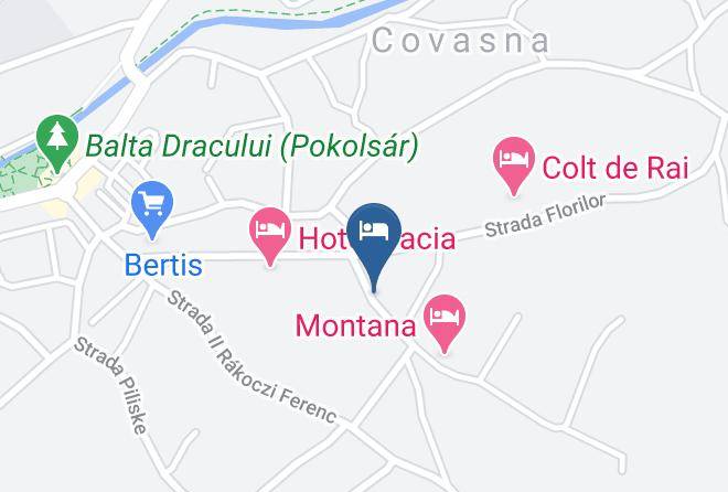 Covasna - Casuta Sanatatii Maps