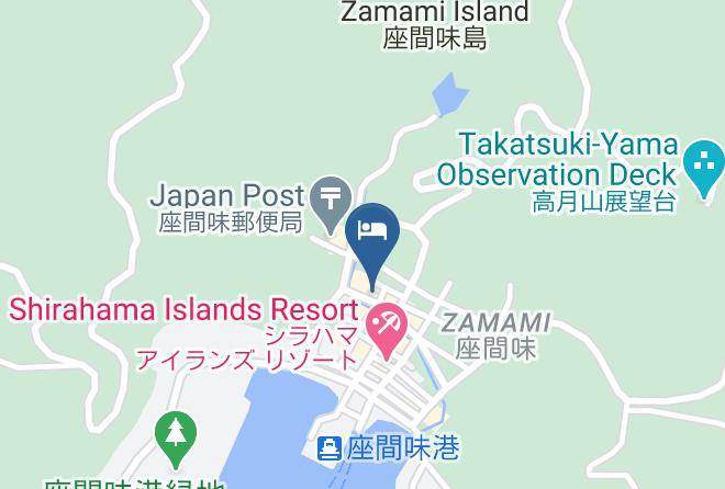 Zamami Vil Shimajiri District - Cat's Inn Kerama Maps
