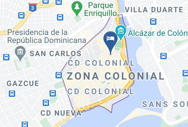 Santo Domingo De Guzman - Cataleya Hotel Maps