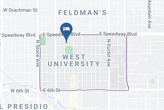 Pima - Catalina Park Inn Bed And Breakfast Maps