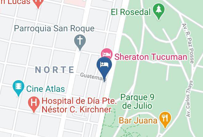 Tucuman City - Catalinas Park Maps
