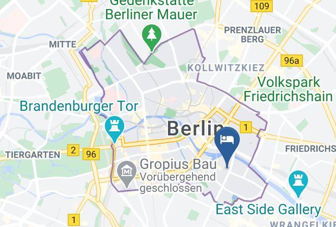 Stadt Berlin - Hotel Catalonia Berlin Mitte Maps