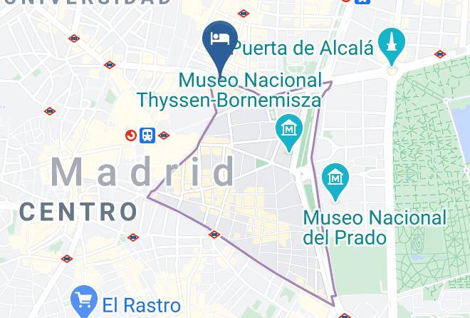 Madrid - Hotel Catalonia Gran Via Maps