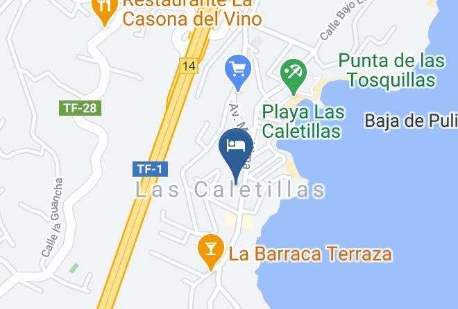 Santa Cruz De Tenerife - Hotel Catalonia Punta Del Rey Maps