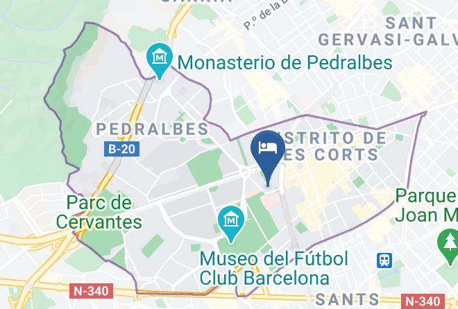 Barcelona - Hotel Catalonia Rigoletto Maps