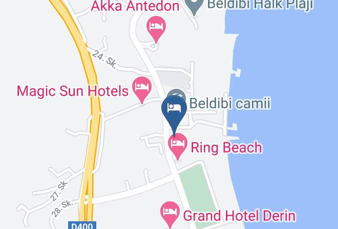 Konyaalti - Catamaran Resort Hotel Maps