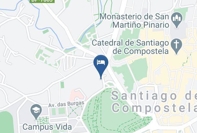 Auna - Catedral Suites Santiago Maps