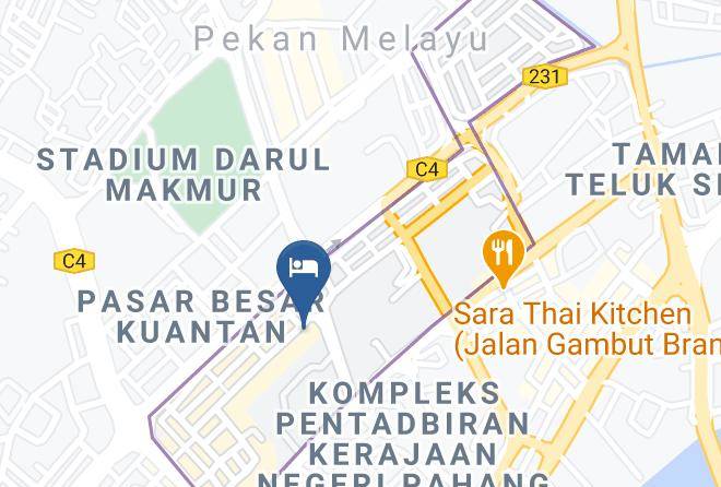 Kuantan District - Cathayana Hotel Kuantan Maps