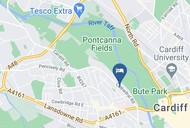 Cathedral 73 Hotel & Restaurant Map