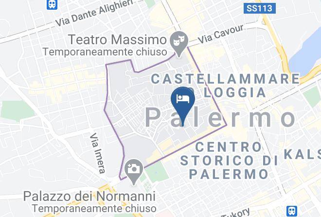 Palermo - Cathedral City Center B B Maps