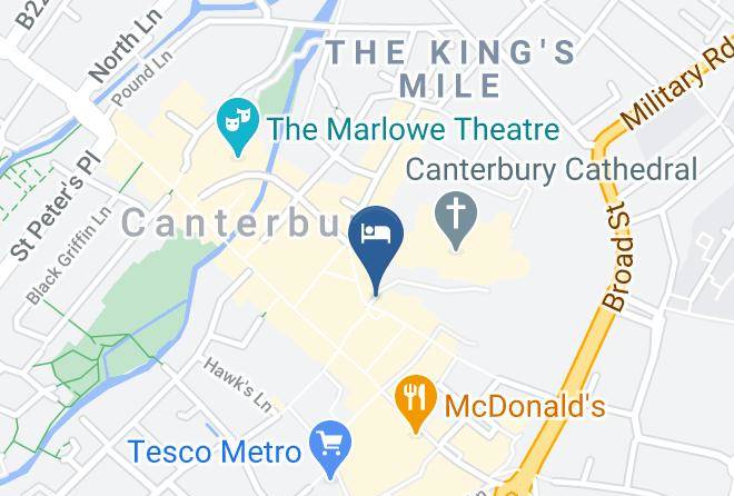 Cathedral Gate Hotel Map