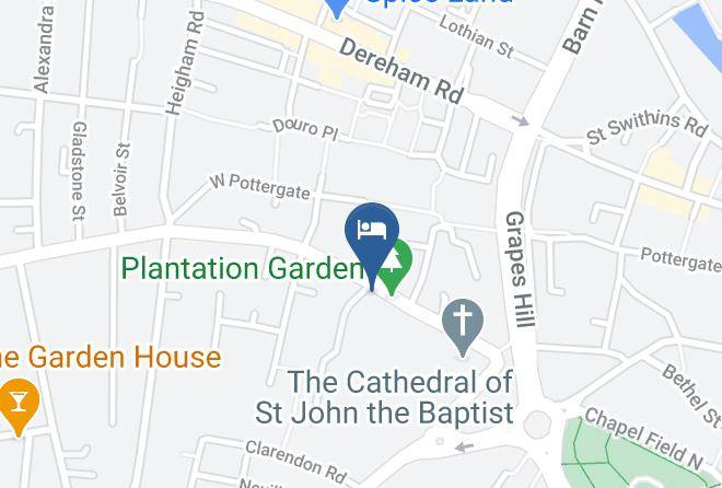 Norfolk - Cathedral Hotel Maps
