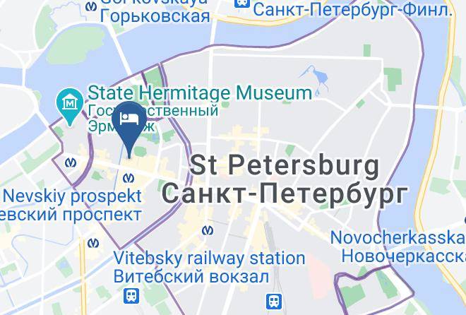 Saint Petersburg - Catherine Art Hotel Maps