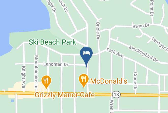 San Bernardino - Sleepy Forest Resorts Maps