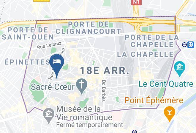 Paris - Caulaincourt Montmartre Maps