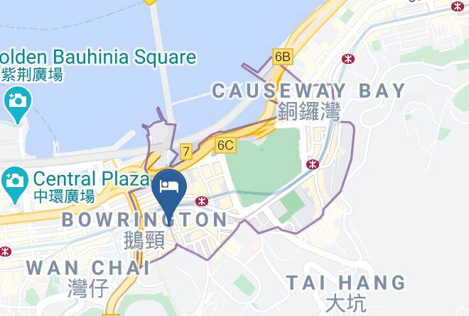 Causeway Bay Inn Map