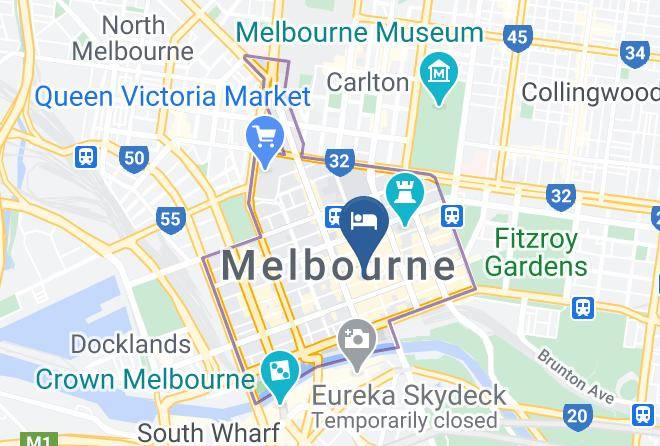 Melbourne - Causeway 353 Hotel Melbourne Maps