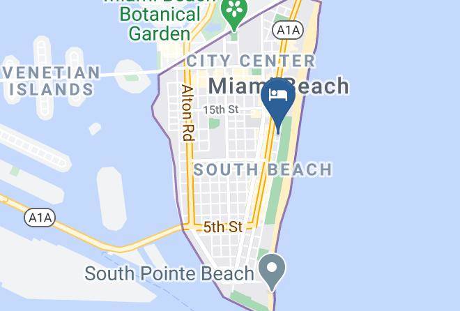 Cavalier South Beach Hotel Map