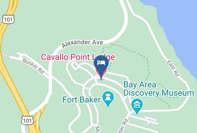 Cavallo Point Lodge Map - California - Marin