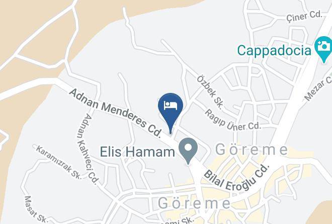 Goreme - Cave Hotel Saksagan Maps