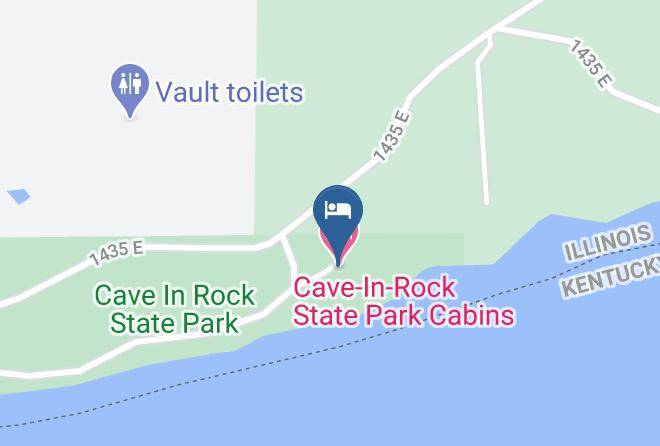 Hardin - Cave In Rock State Park Cabins Maps