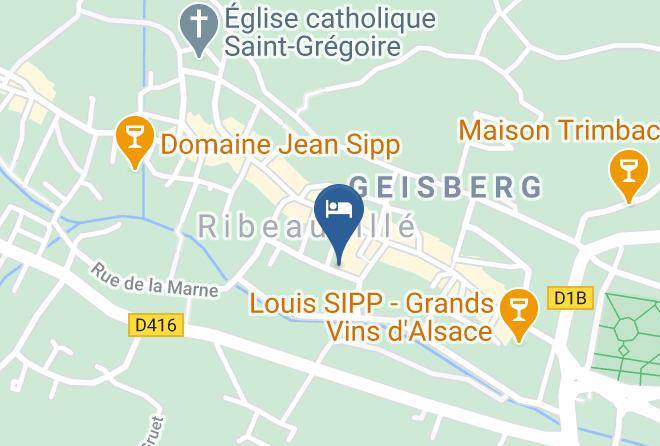 Haut Rhin - Caveau De L'ami Fritz Maps