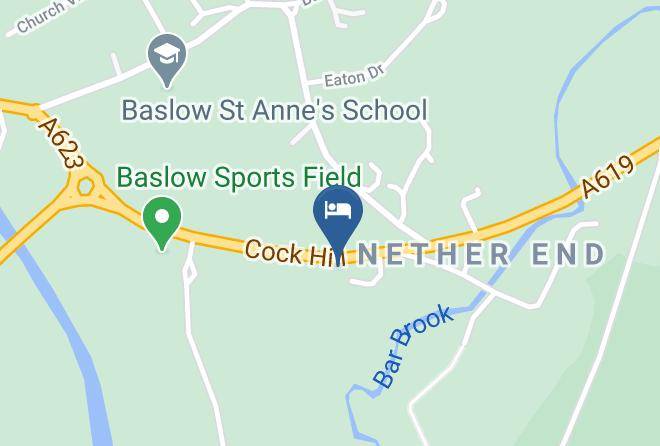 Derbyshire - The Cavendish Hotel At Baslow Maps