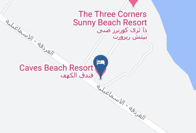 Hurghada - Caves Beach Resort Maps