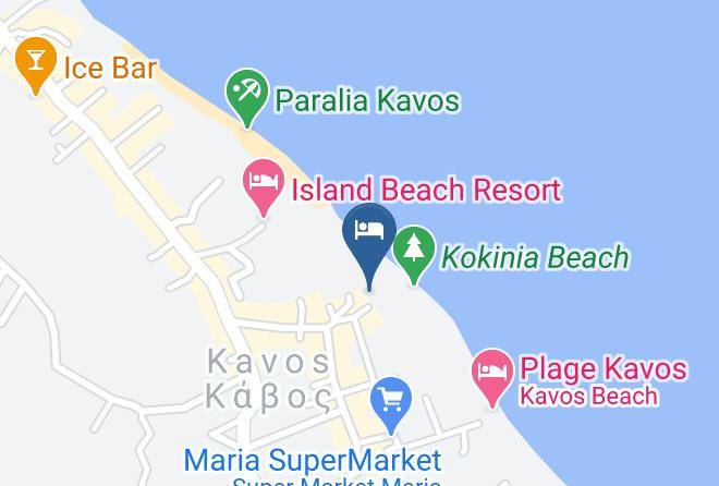 Kerkira - Cavo D'oro Complex & Beach Bar Maps