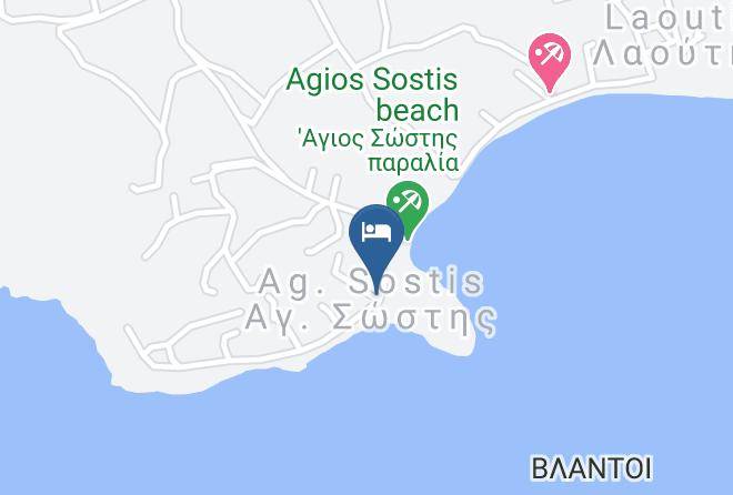 Tinos - Cavos Bungalows & Studios Maps