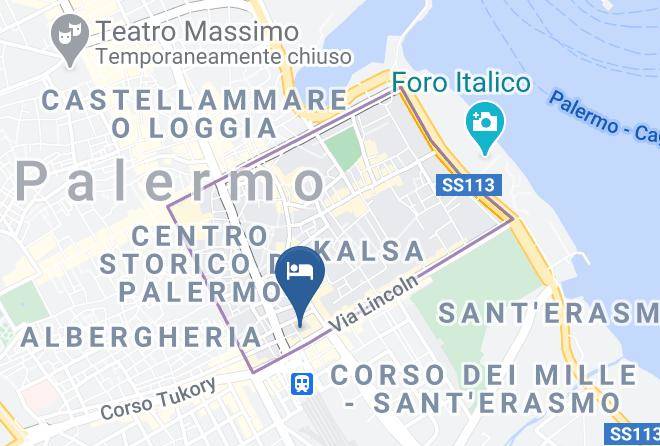 Palermo - Albergo Cavour Maps