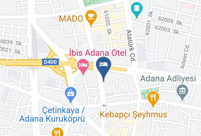 Seyhan - Otel Cavusoglu Maps