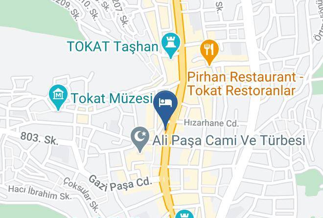 Tokat Yasmeydan - Cavusoglu Plevne Otel Maps