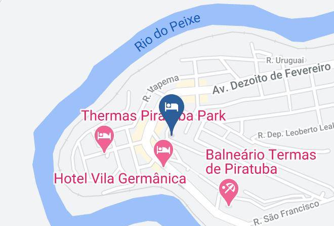 Piratuba - Caxias Thermas Hotel Maps