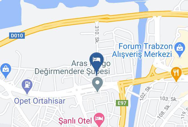 Ortahisar - Cay Der Konaklama Pansiyon Maps