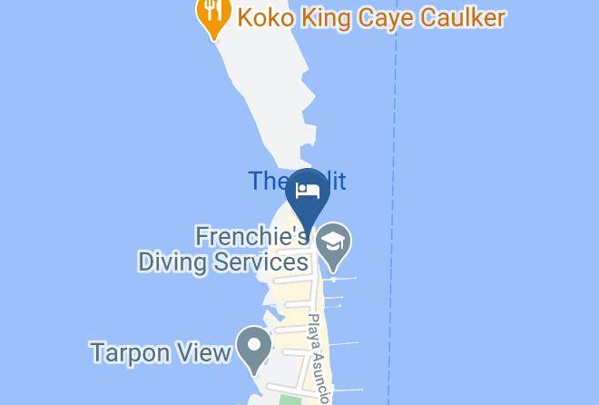 Belize - Caye Caulker Condos Maps