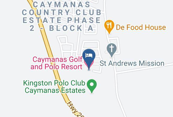 Saint Catherine - Caymanas Golf And Polo Resort Maps