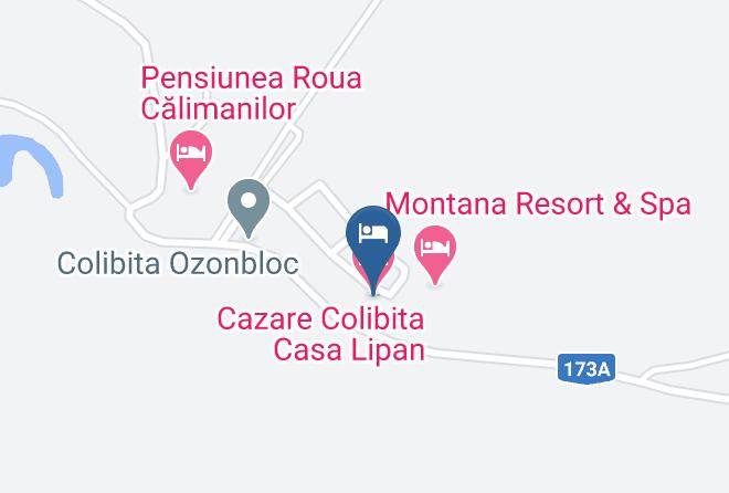 Bistrita Bargaului - Cazare Colibita Casa Lipan Maps