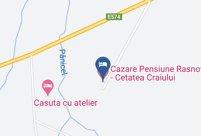 Rasnov - Cazare Pensiune Rasnov Cetatea Craiului Maps