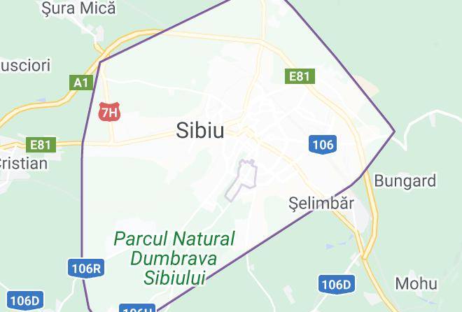 Cazare Sibiu Map