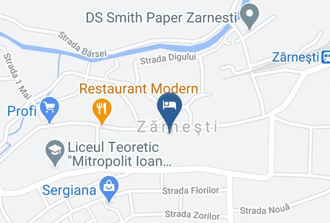 Zarnesti - Cazare Zarnesti Pensiunea Cristina Maps