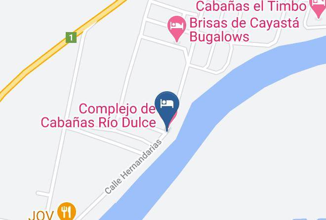 Helvecia - Cbanas Rio Dulce Maps