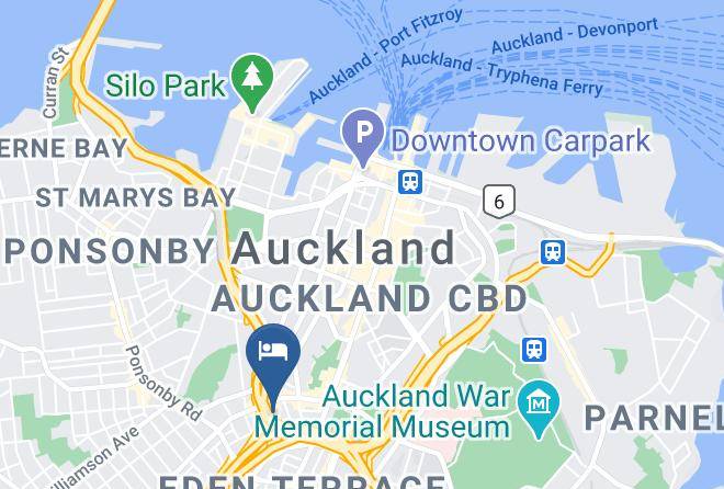 Auckland Auckland Central - Cbd Lodge Maps