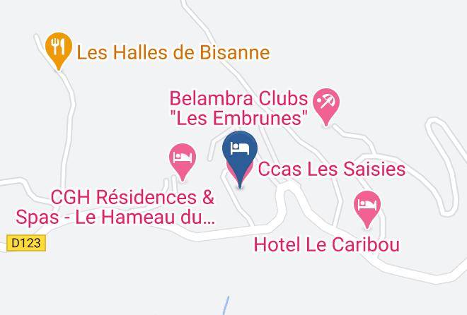 Savoie - Ccas Les Saisies Maps